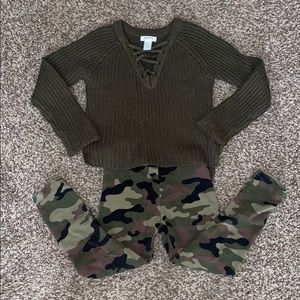 Forever 21 Green Camo Outfit